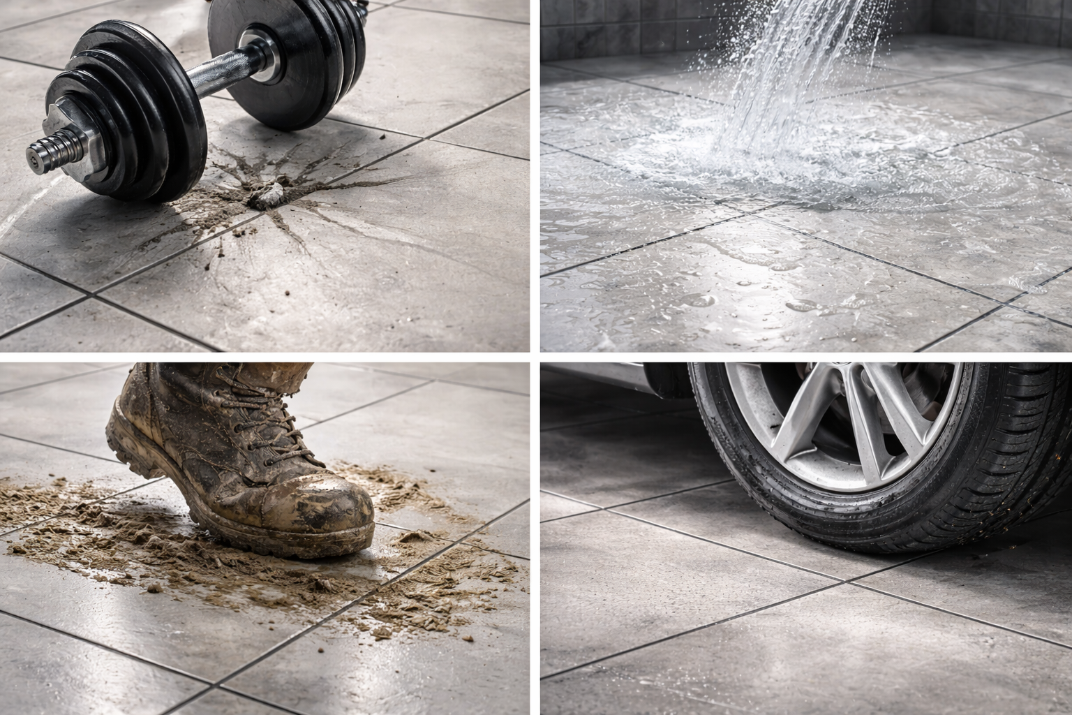 Керамогранитное покрытие, устойчивое к нагрузкам, влаге и механическому воздействию