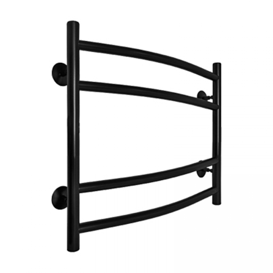 Полотенцесушитель водяной медный FINCOPPER FC450*500/4 RAL 9005 черный - изображение 1