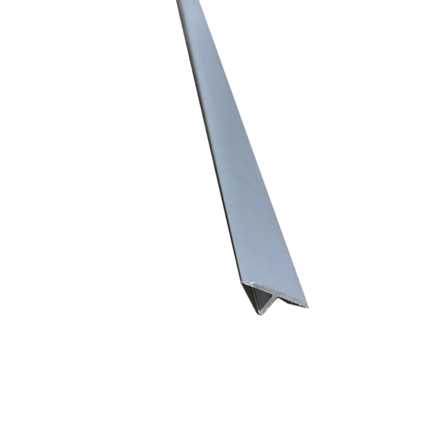Профиль гладкий пазовый FG19 серебро 2,7м,POLVEKA - изображение 1