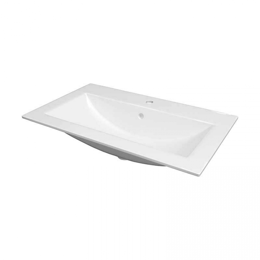 Умывальник Керамин Бергамо Нова 70 ФС мебельный белый - изображение 1 Умывальник Керамин Бергамо Нова 70 ФС мебельный белый - изображение 1