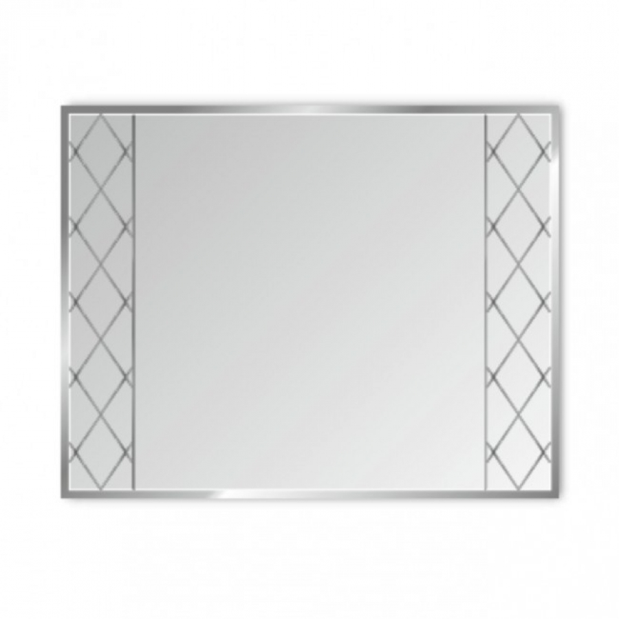 Зеркало 600х800  с фацетом и гравировкой Г-033  - изображение 1