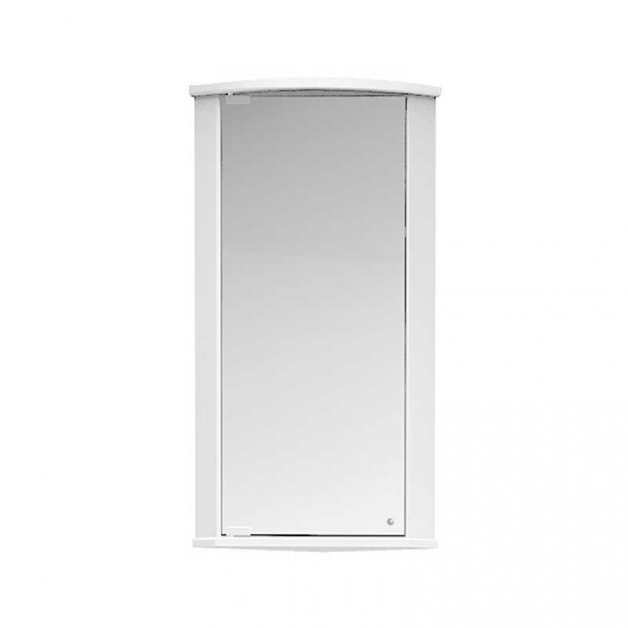 Шкаф навесной зеркальный Belux Микро ВУШ 38 L угловой левый - изображение 1
