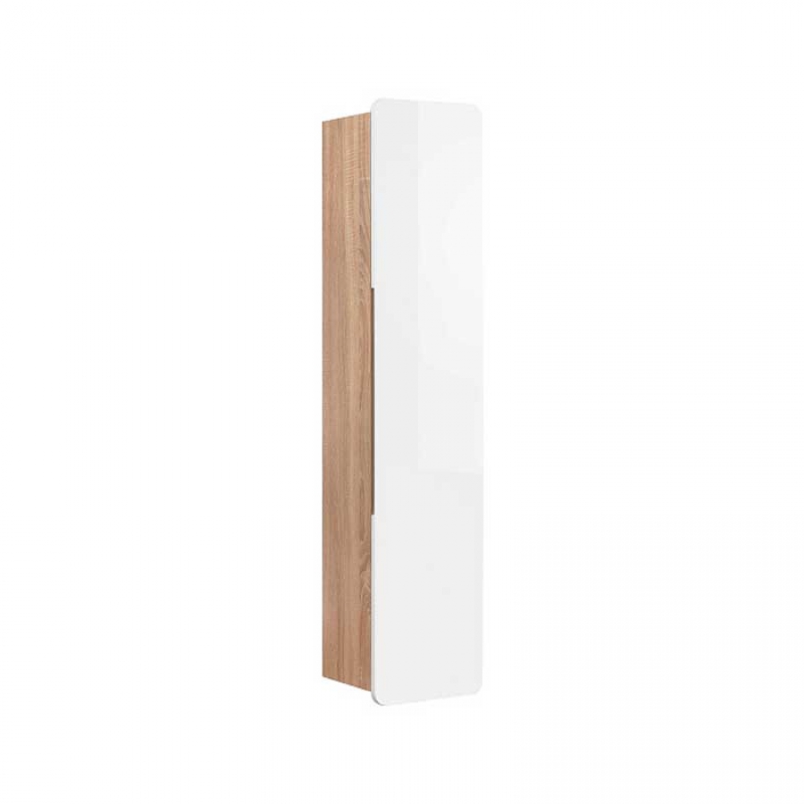 Шкаф навесной Чезаро ПН 30 Белый глянцевый/Дуб Сонома - изображение 1