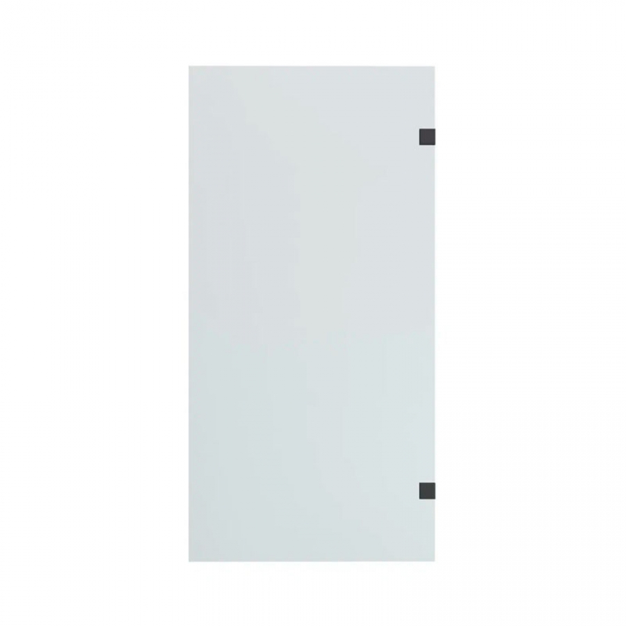 Шторка для ванны BENETTO 1400х700, прозрачное стекло, профиль черный матовый, BEN-405_BL_C - изображение 1