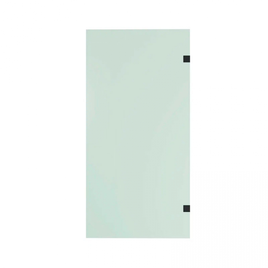 Шторка для ванны BENETTO 1400х700, матовое стекло, профиль черный матовый, BEN-405_BL_M - изображение 1
