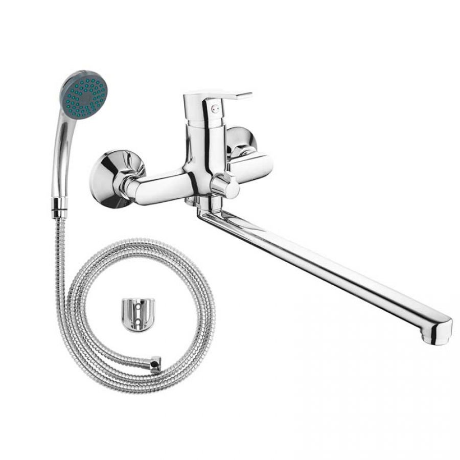 Смеситель FIN для ванны излив 350мм с комплектом, арт. FN31 - изображение 1