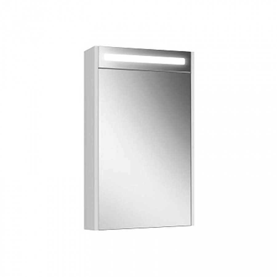 Шкаф зеркальный Нёман ВШ 50 Белый глянцевый (1) - изображение 1