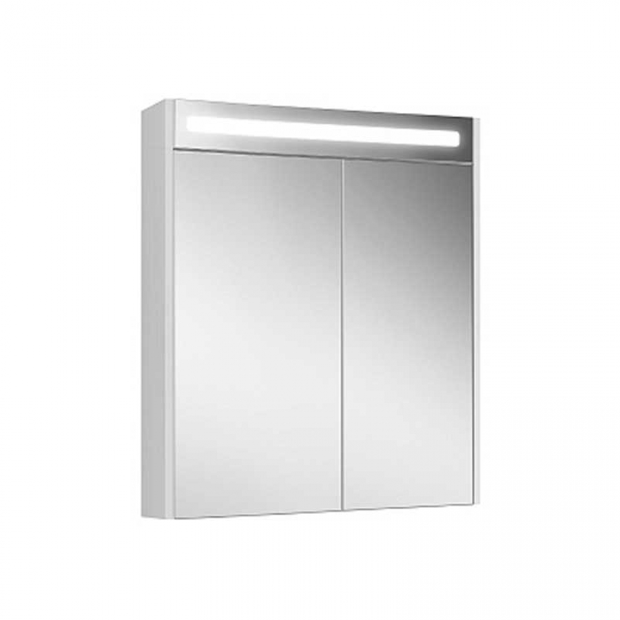 Шкаф зеркальный Нёман ВШ 70 Белый глянцевый (1) - изображение 1