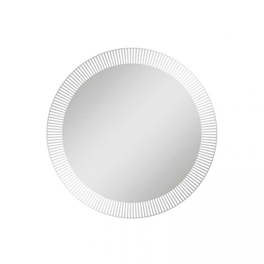 Зеркало Джаз В 65 с подсветкой белый глянцевый (1) - изображение 1