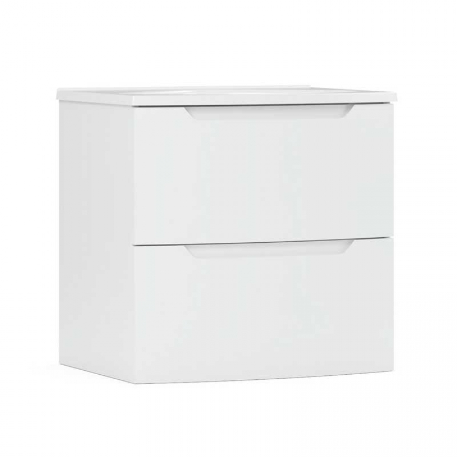 Тумба Ганновер Н 80-02 белый глянцевый (1) - изображение 1