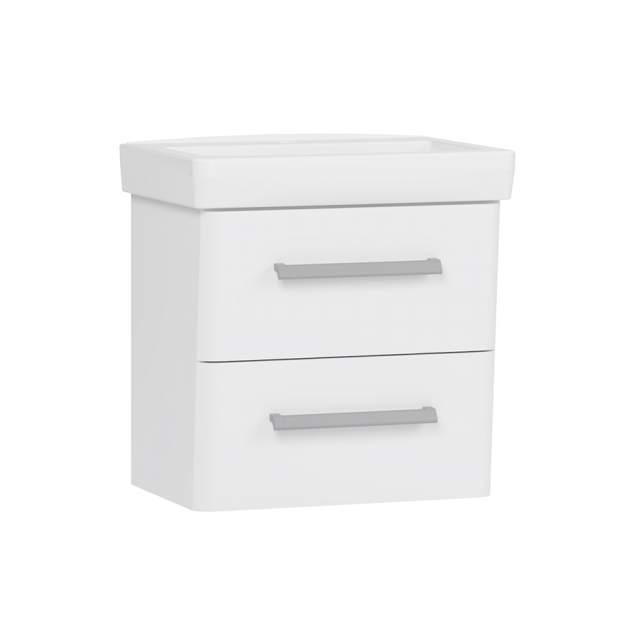 Тумба Портленд НП 55-02 белый глянцевый (1) - изображение 1