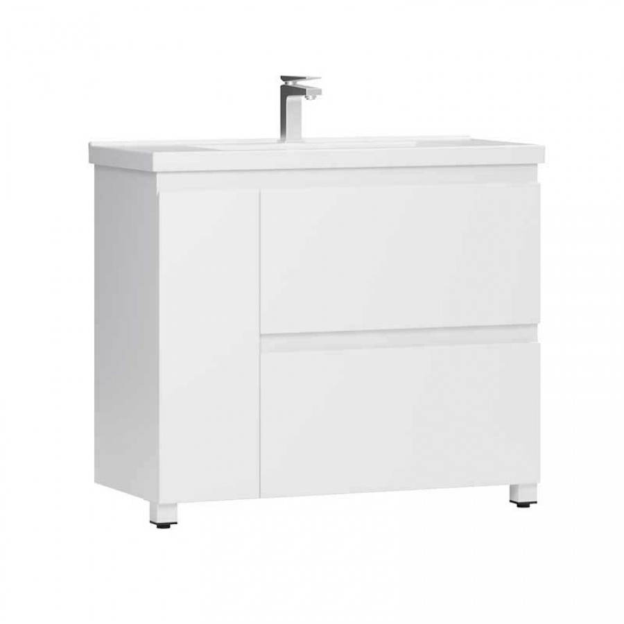 Тумба Неаполь Н 100-02, белый глянцевый - изображение 1