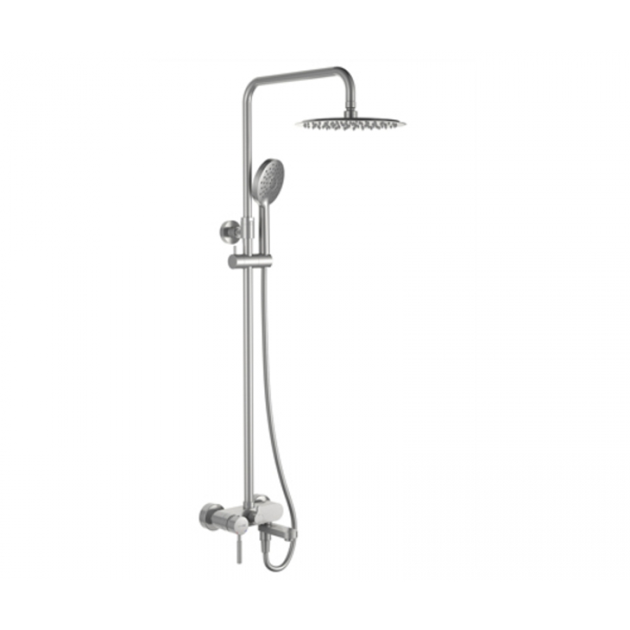 Душевой комплект A14201 со смесителем (никель) - изображение 1