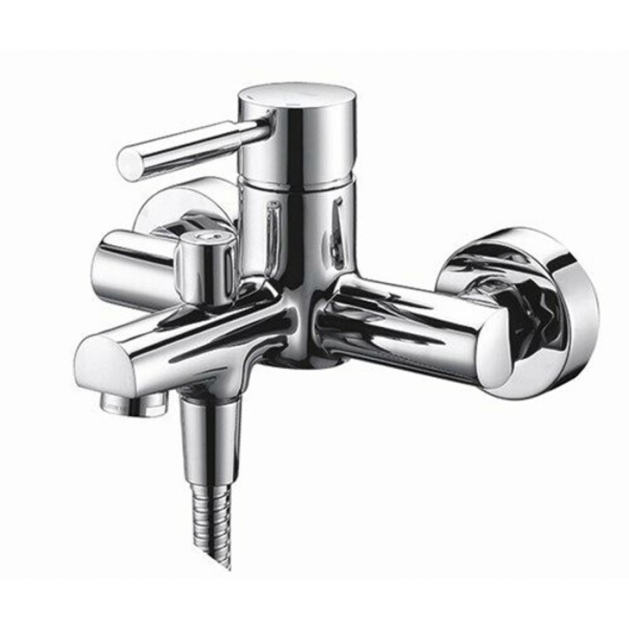 Смеситель Main 4101 для ванны с коротким изливом (в компл. шланг и лейка 3-функц) - изображение 1