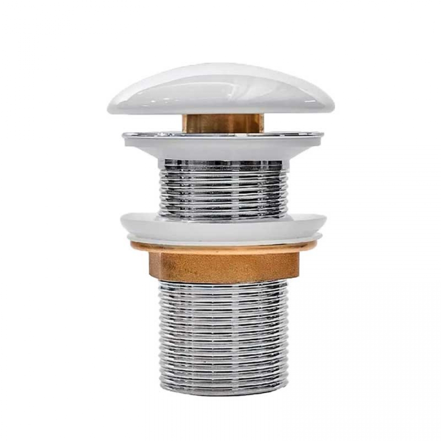 Донный клапан Axus 65*100 (dk01w) белый, арт. dk01w - изображение 1 Донный клапан Axus 65*100 (dk01w) белый, арт. dk01w - изображение 1