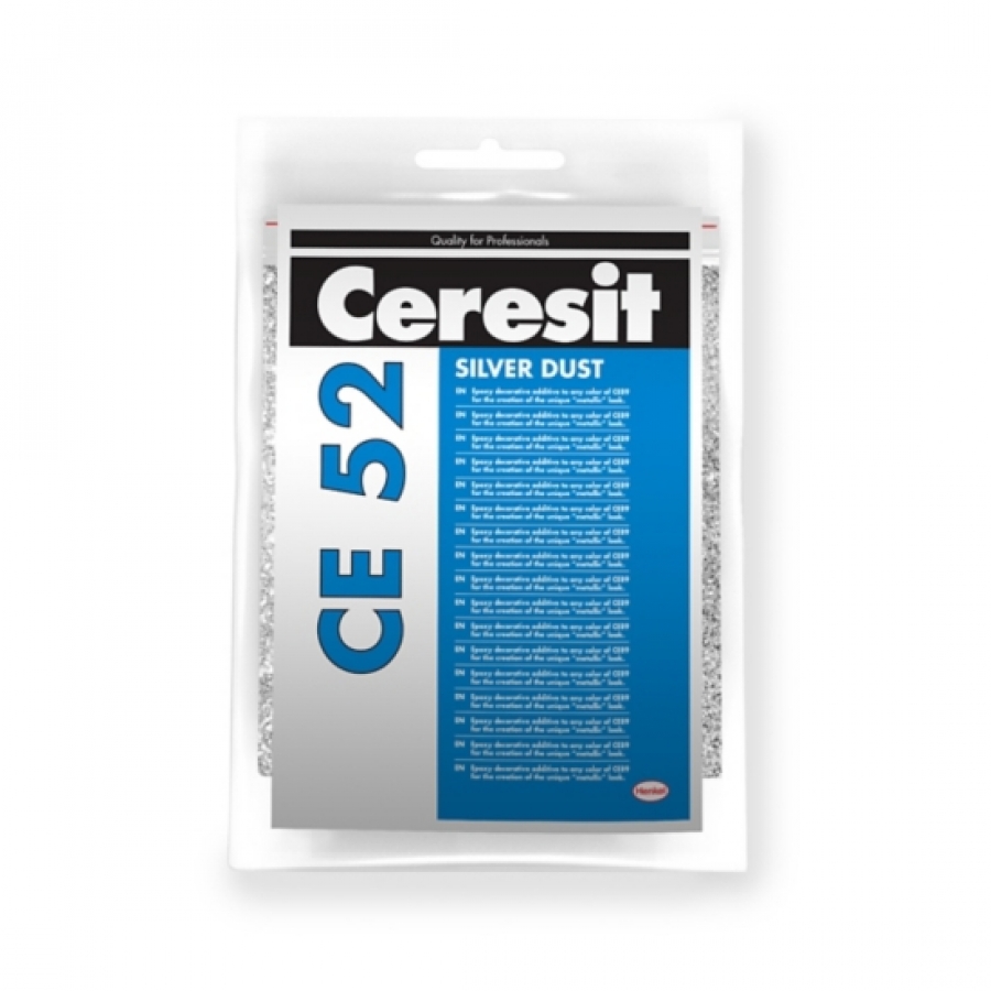 Добавка к эпоксидной затирке Ceresit CE 52 Silver Dust 75г - изображение 1
