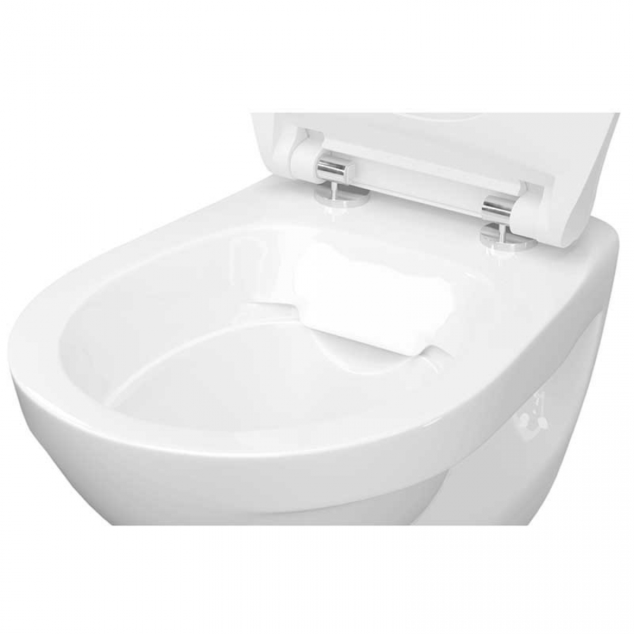 Биде Керамин Санти белый + Крепление угловое скрытое