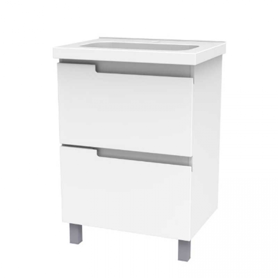 Тумба Сицилия 60 белый глянец - изображение 1 Тумба Сицилия 60 белый глянец - изображение 1