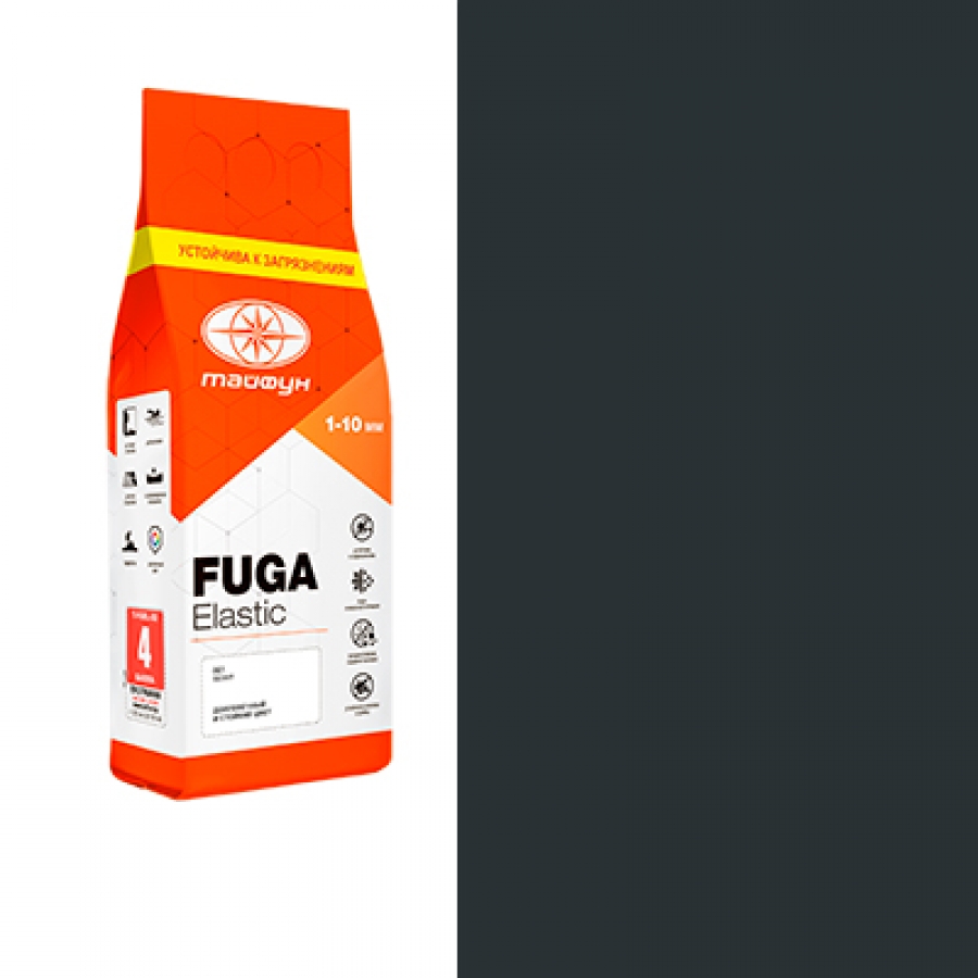 Фуга Тайфун Elastic черная 204, 2 кг - изображение 1