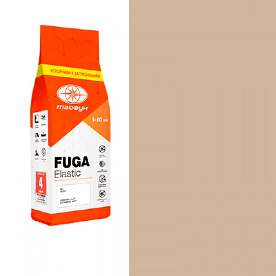 Фуга Тайфун Elastic капучино 206, 2 кг - изображение 1
