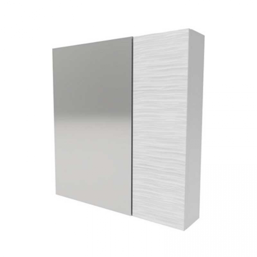 Шкаф зеркальный Тоскана 80, белый, арт. 94.09 - изображение 1