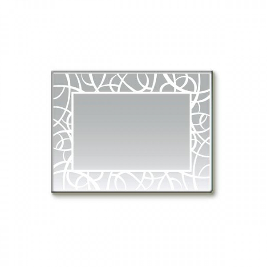 Зеркало Алмаз-Люкс 800х600 со шлифованной кромкой Д-003 - изображение 1