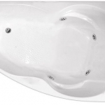 Ванна акриловая Triton Бриз 150 x 95 L базовая (с гидромассажем) - изображение 1