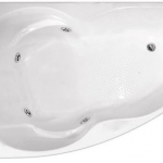 Ванна акриловая Triton Бриз 150 x 95 R базовая (с гидромассажем) - изображение 1