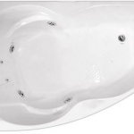 Ванна акриловая Triton Бриз 150 x 95 R стандарт (с гидромассажем) - изображение 1