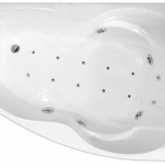 Ванна акриловая Triton Бриз 150 x 95 L люкс (с гидромассажем) - изображение 1