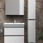 Тумба под умывальник Виго 60 арт. 68.01, Белый матовый - изображение 2