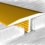 Профиль алюминиевый 325-02М 2,7м золото, арт. 325-02М - изображение 1