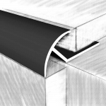 Профиль алюминиевый 371-05М 2,7м черный, арт. 371-05М - изображение 1