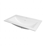 Умывальник Керамин Бергамо Нова 70 ФС мебельный белый - изображение 1 Умывальник Керамин Бергамо Нова 70 ФС мебельный белый - изображение 1