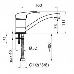 Смеситель для умывальника P-19 Star (Rubineta, Литва) - изображение 2 Смеситель для умывальника P-19 Star (Rubineta, Литва) - изображение 2