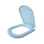 Сиденье с крышкой для унитаза "Сити-МС" голубое - изображение 1