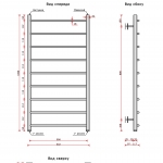 Трапеция (нижн.подв., 1" резьба) 500 х 1000 / 9 - изображение 2 Трапеция (нижн.подв., 1" резьба) 500 х 1000 / 9 - изображение 2