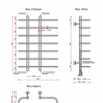 Аллегро (нижн.подв. 1/2" резьба) 160 x 700 x 500 / 7 - изображение 2