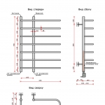 Бридж (нижн.подв.,  1/2 резьба) 160 x 700 x 450 / 7 - изображение 2