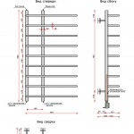 Бридж (нижн.подв.,  1/2 резьба) 160 x 900 x 450 / 9 - изображение 2