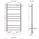 Свирель V квадрат KV (нижн.подв.,1/2 рез) 500x1000/10 - изображение 2