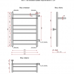 Свирель Ду-32 V + (бок.подв.правый,1 1/4рез)  500x700/8 с полкой - изображение 2