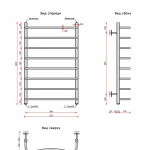 Чайка (нижн.подв., 1" резьба) 500 х 800 / 8 - изображение 2