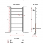 Соната (нижн.подв., 1/2" резьба) 400 х 800 / 8 - изображение 2