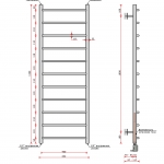 Соната (нижн.подв., 1/2" резьба) 400 х 1200 / 11 - изображение 2