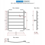 Соната + (1 полка, нижн,подв.,1/2" резьба) 500 x 600 / 5 - изображение 2