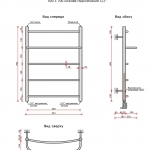Соната + (1 полка, нижн,подв.,1/2" резьба) 500 x 700 / 5 - изображение 2