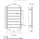 Виктория (бок.подв., 1" резьба) 500 х 800 / 8 - изображение 2
