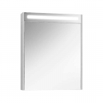 Шкаф навесной зеркальный Нёман ВШ 65 белый, глянцевый - изображение 1