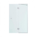 Шторка для ванны BENETTO 1400x900 (450*450), прозрачное стекло, профиль хром полированный, BEN-402_SL_C - изображение 1
